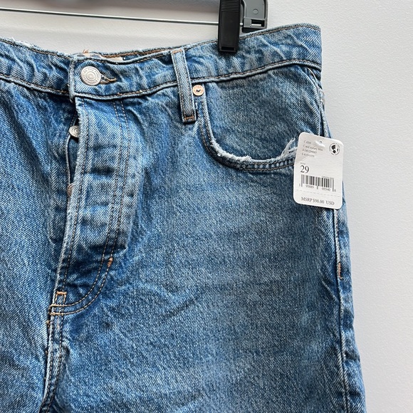 Free People Tapered Baggy Boyfriend Jeans NWT - Picture 8 of 11